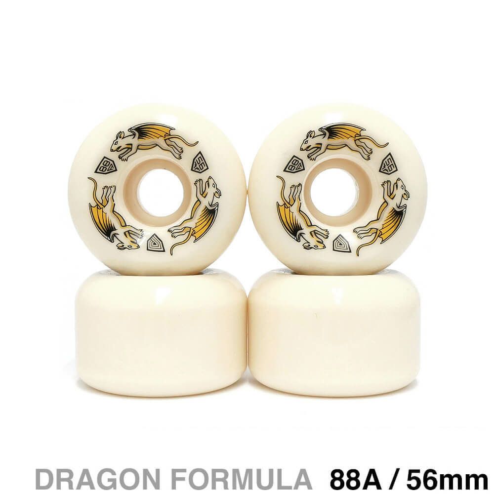 POWELL PERALTA WHEEL パウエルペラルタ ウィール DRAGON FORMULA（DF）88A V6 NANO RATS 56mm x 36mm スケートボード スケボー