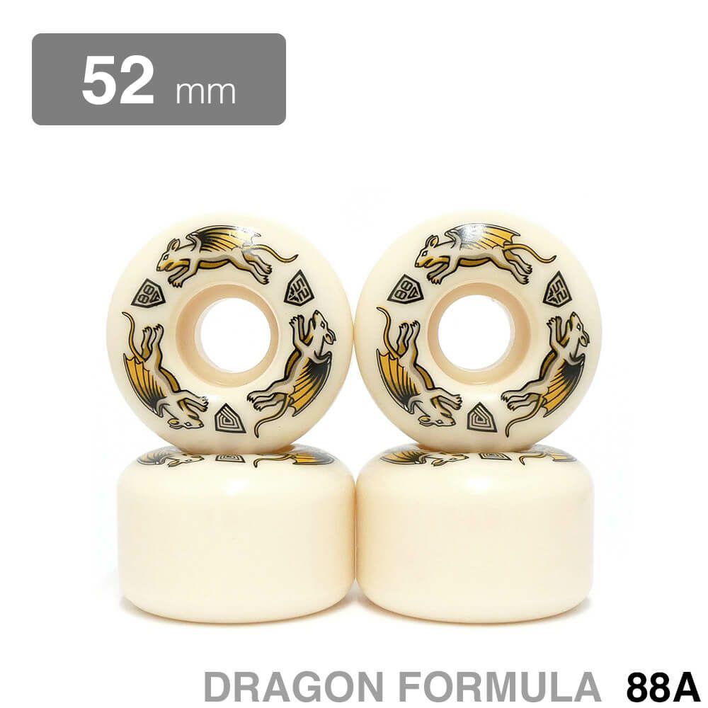 POWELL PERALTA WHEEL パウエルペラルタ ウィール DRAGON FORMULA（DF）88A V4 NANO RATS 52mm x 34mm スケートボード スケボー