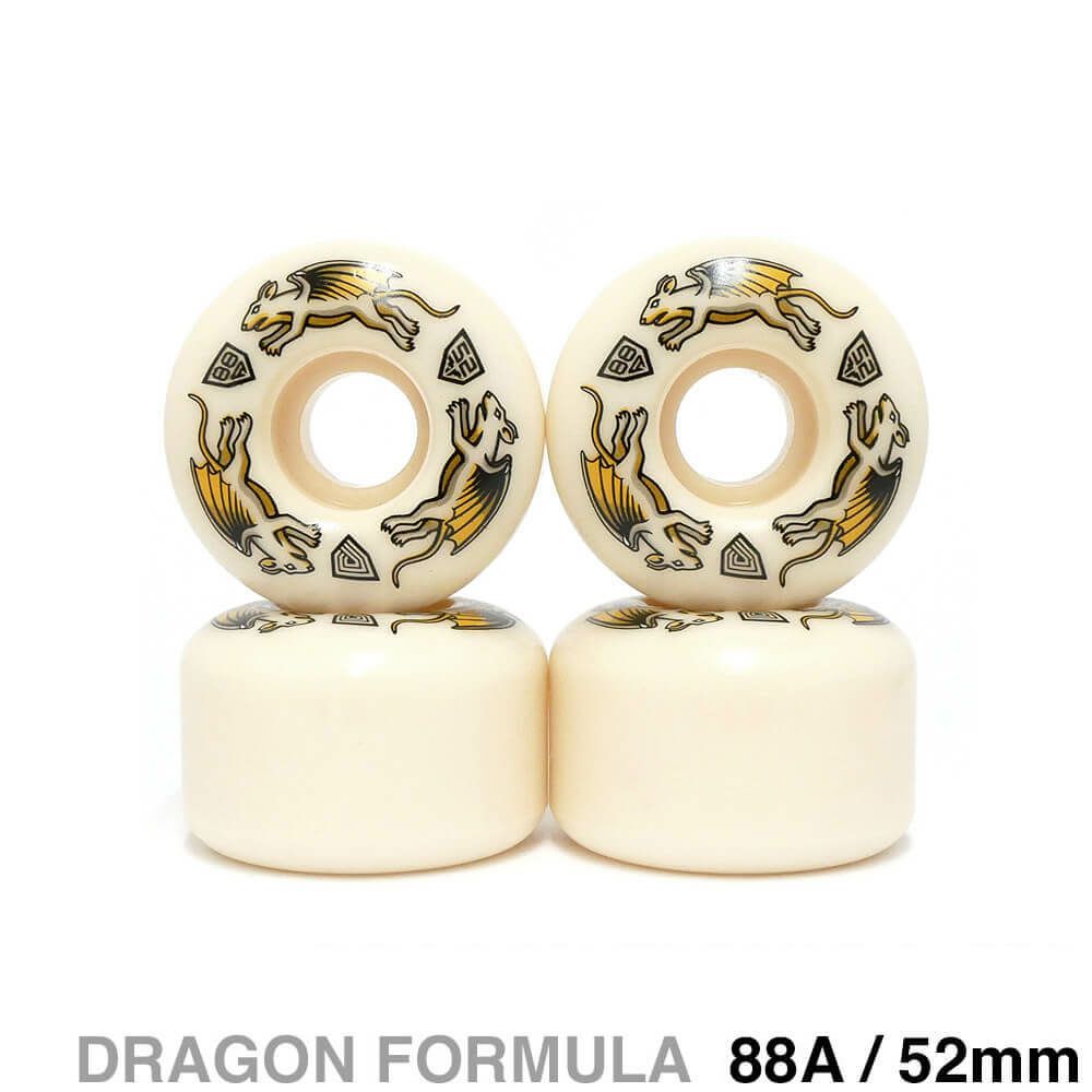 POWELL PERALTA WHEEL パウエルペラルタ ウィール DRAGON FORMULA（DF）88A V4 NANO RATS 52mm x 34mm スケートボード スケボー