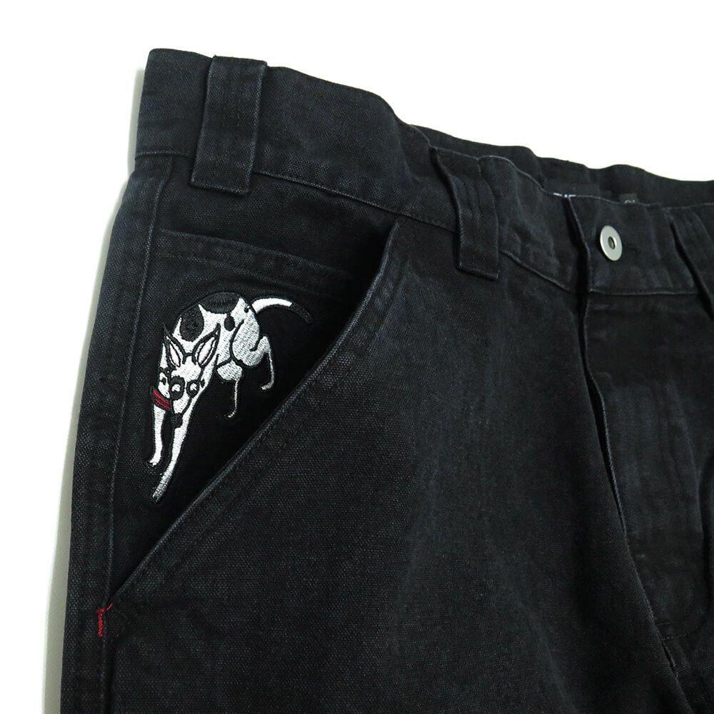  THEORIES PANTS セオリーズ パンツ ジーンズ PIANO TRAP CARPENTER WASHED BLACK スケートボード スケボー 1