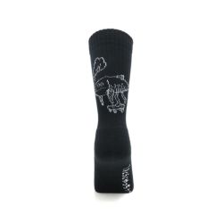 CHAOS FISHING CLUB SOCKS カオスフィッシングクラブ ソックス 靴下 1 PAC OSAKANAKUN BLACK スケートボード スケボー 2