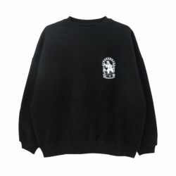 EVISEN CREW SWEAT エビセン トレーナー EMBLEM BLACK スケートボード スケボー 1