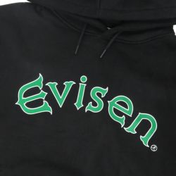 EVISEN HOOD エビセン パーカー ARCH LOGO BLACK スケートボード スケボー 1