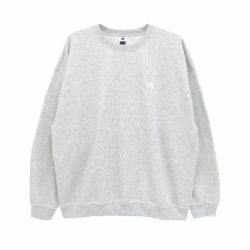 KAWA CREW SWEAT 川 トレーナー 川 LOGO 1POINT LIGHT GREY/WHITE 刺繍ロゴ スケートボード スケボー 