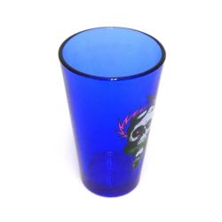 POWELL PERALTA GLASS パウエルペラルタ グラス MCGILL SKULL & SNAKE PINT GLASS BLACKLIGHT スケートボード スケボー 1