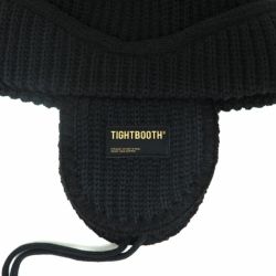  TIGHTBOOTH（TBPR）KNITCAP タイトブース ニットキャップ FLIGHT BEANIE BLACK スケートボード スケボー 3