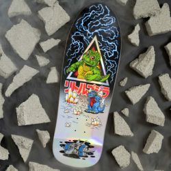 SANTA CRUZ DECK サンタクルーズ デッキ TEAM GODZILLA X SANTA CRUZ GODZILLA JR. NATAS 9.89 スケートボード スケボー　3