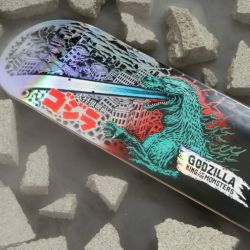 SANTA CRUZ DECK サンタクルーズ デッキ TEAM GODZILLA x SANTA CRUZ O'BRIEN REAPER 8.25 スケートボード スケボー 3