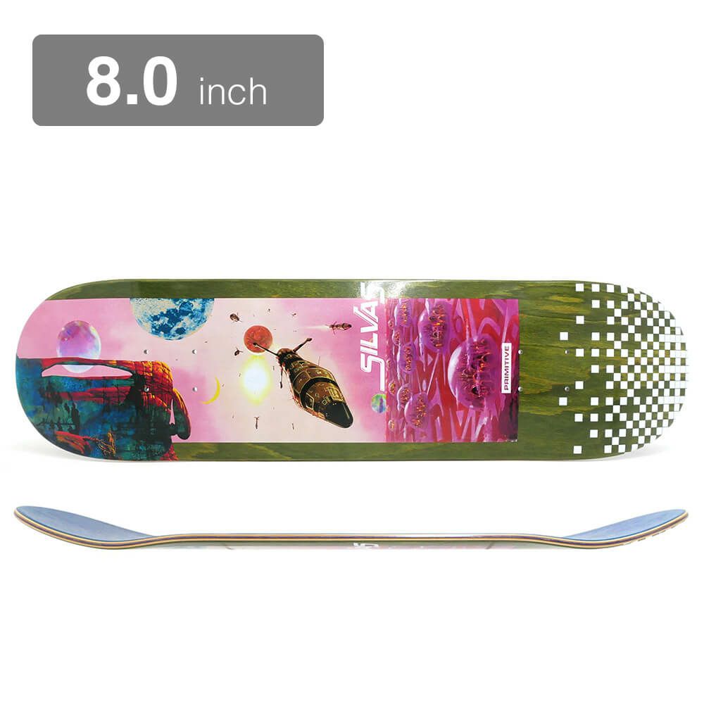 PRIMITIVE DECK プリミティブ デッキ MILES SILVAS NEW WORLDS 8.0 スケートボード スケボー