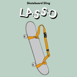 VAGA STRAP バガ ストラップ LASSO SKATEBOARD SLING BURNT ORANGE スケートボード スケボー 5