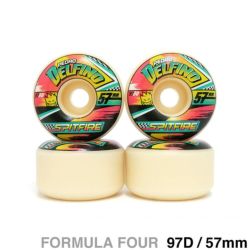 SPITFIRE WHEEL スピットファイヤー ウィール FORMULA FOUR (F4) RADIALS 97D PEDRO DELFINO TURBO 57mm スケートボード スケボー