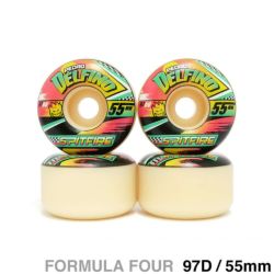 SPITFIRE WHEEL スピットファイヤー ウィール FORMULA FOUR (F4) RADIALS 97D PEDRO DELFINO TURBO 55mm スケートボード スケボー