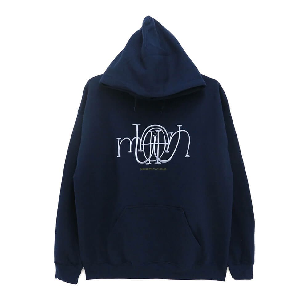 MAN WHO HOOD マンフー パーカー JOY NAVY スケートボード スケボー 