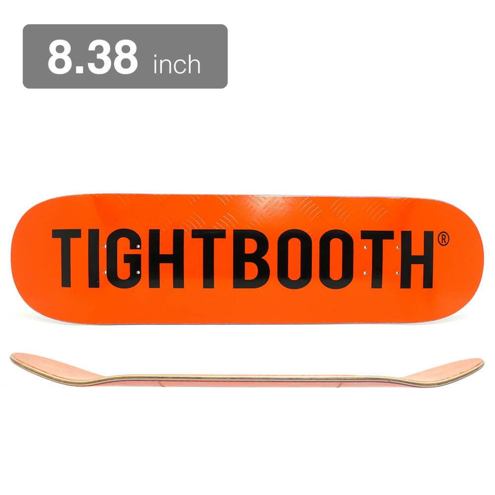 TIGHTBOOTH（TBPR）DECK タイトブース デッキ TEAM CP LOGO ORANGE 8.38 スケートボード スケボー