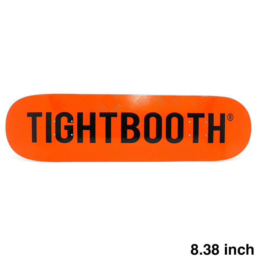 TIGHTBOOTH（TBPR）DECK タイトブース デッキ TEAM CP LOGO ORANGE 8.38 スケートボード スケボー