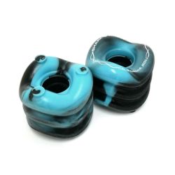 SHARK WHEEL シャークウィール ソフトウィール（クルーザー） CALIFORNIA ROLL（78A） BLACK/BLUE SWIRL 60mm スケートボード スケボー 1