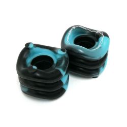 SHARK WHEEL シャークウィール ソフトウィール（クルーザー） JAWS（78A） BLACK/BLUE SWIRL 54mm スケートボード スケボー 1