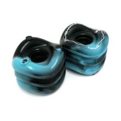 SHARK WHEEL シャークウィール ソフトウィール（クルーザー） DNA（78A） BLACK/BLUE SWIRL 72mm スケートボード スケボー 1