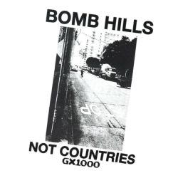 GX1000 T-SHIRT ジーエックス1000 Tシャツ BOMB HILLS NOT COUNTRIES WHITE/BLACK スケートボード スケボー 1