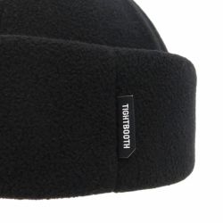 TIGHTBOOTH（TBPR）CAP タイトブース キャップ FLEECE ROLL BLACK スケートボード スケボー 3