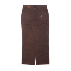 PASS~PORT JEANS パスポート パンツ ジーンズ WORKERS CLUB JEANS BOTTLE BROWN スケートボード スケボー 5