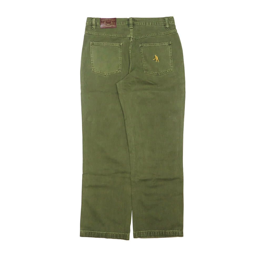 PASS~PORT JEANS パスポート パンツ ジーンズ WORKERS CLUB JEANS OLIVE スケートボード スケボー 5