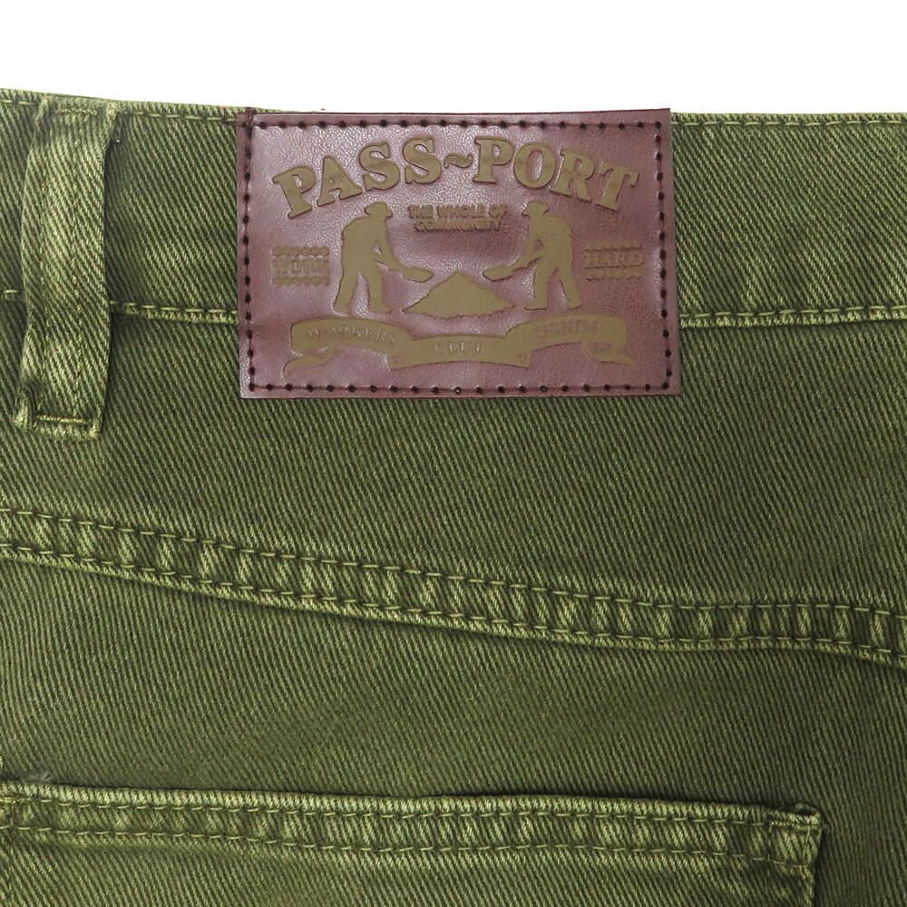PASS~PORT JEANS パスポート パンツ ジーンズ WORKERS CLUB JEANS OLIVE スケートボード スケボー 6