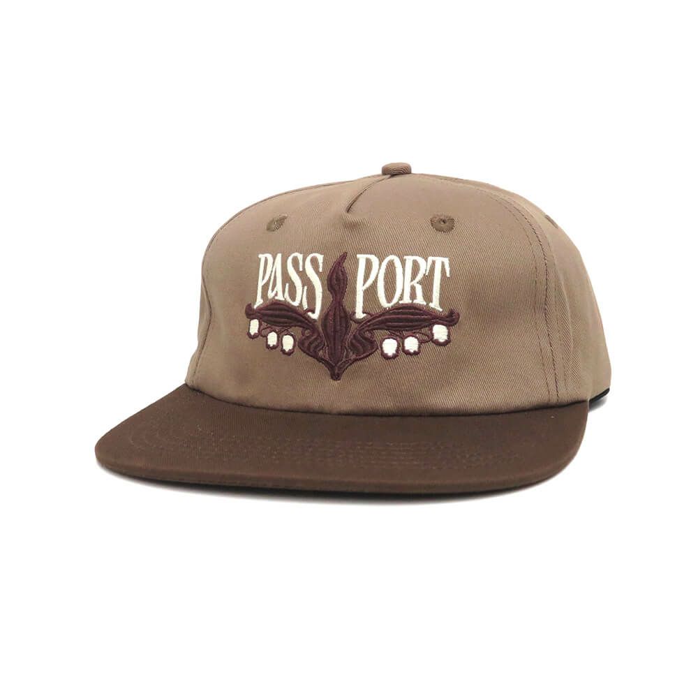 PASS~PORT CAP パスポート キャップ LILY OF THE VALLEY WORKERS TAUPE/BARK スケートボード スケボー 