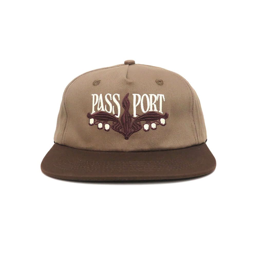 PASS~PORT CAP パスポート キャップ LILY OF THE VALLEY WORKERS TAUPE/BARK スケートボード スケボー 1