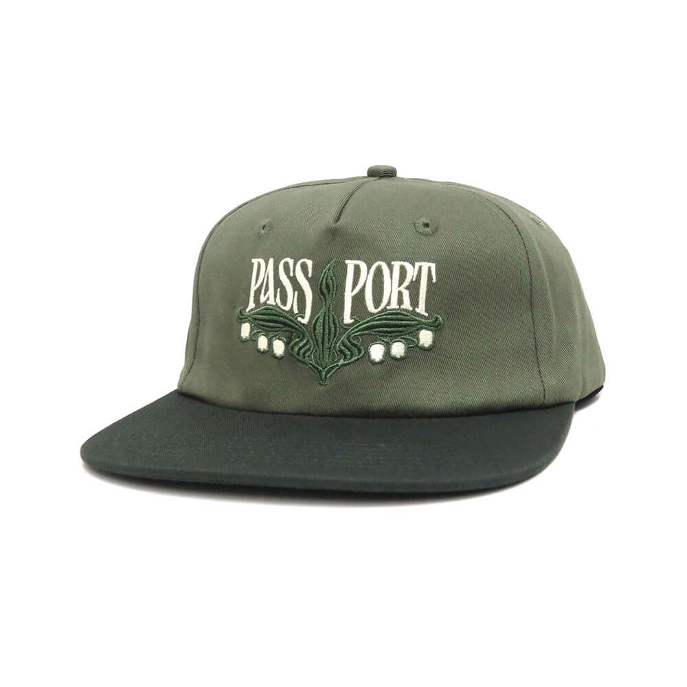 PASS~PORT CAP パスポート キャップ LILY OF THE VALLEY WORKERS MOSS/DARK MILITARY スケートボード スケボー 