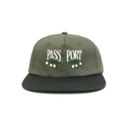 PASS~PORT CAP パスポート キャップ LILY OF THE VALLEY WORKERS MOSS/DARK MILITARY スケートボード スケボー 1