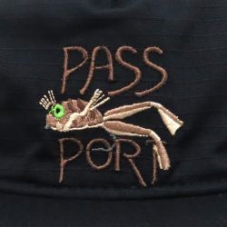 PASS~PORT CAP パスポート キャップ FROG LURE RIPSTOP WORKERS BLACK スケートボード スケボー 4