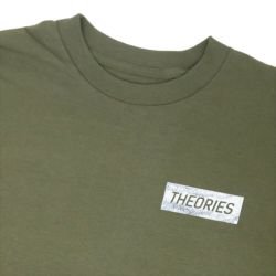 THEORIES T-SHIRT セオリーズ Tシャツ HAND OF THEORIES OLIVE スケートボード スケボー 2