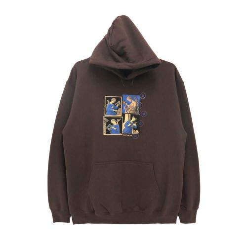 THEORIES HOOD セオリーズ パーカー ARCHITECTS IN BLUE BROWN スケートボード スケボー 