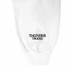 THUNDER LONG SLEEVE サンダー ロングスリーブTシャツ BOXED BOLT WHITE/BLUE スケートボード スケボー 2