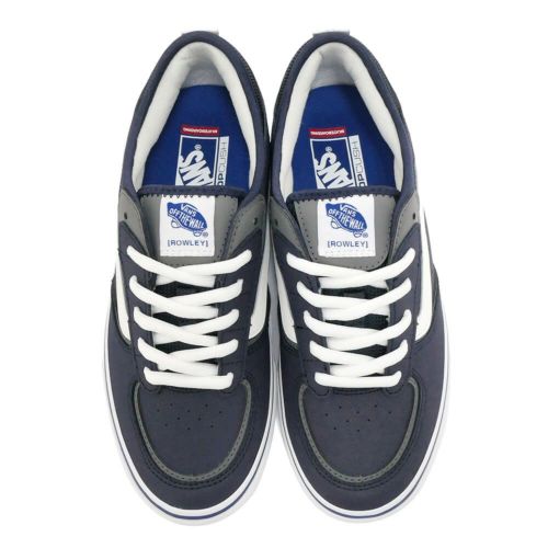 VANS SHOES バンズ シューズ スニーカー SKATE ROWLEY 25TH NAVY/WHITE（US企画） スケートボード スケボー 1