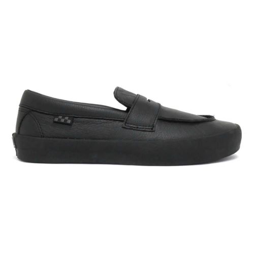 VANS SHOES バンズ シューズ スニーカー SKATE LOAFER BLACK/BLACK（US企画） スケートボード スケボー 3