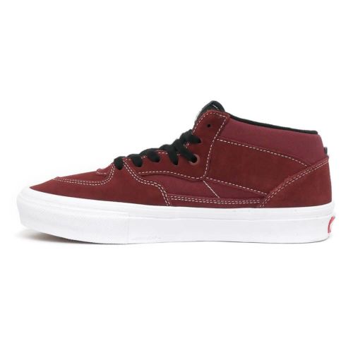 VANS SHOES バンズ シューズ スニーカー SKATE HALF CAB BURGUNDY/WHITE（US企画） スケートボード スケボー　4