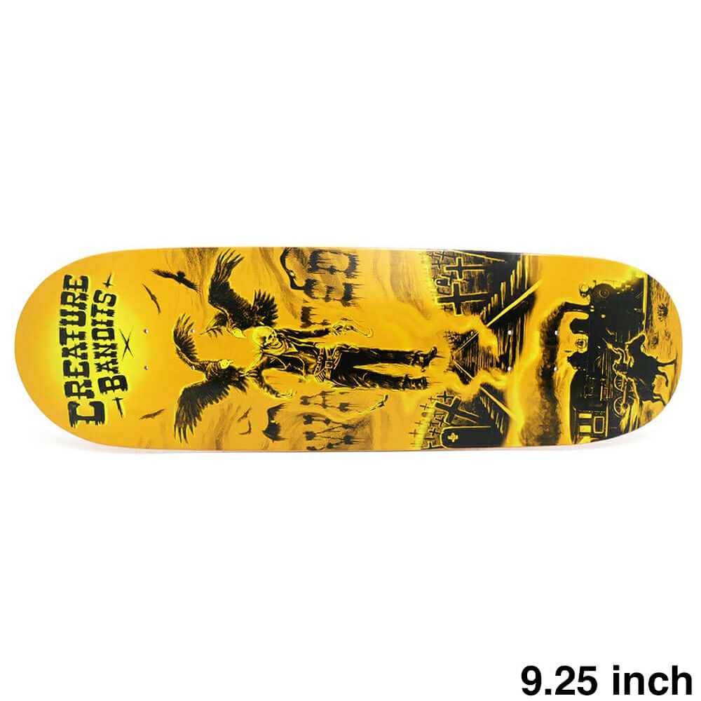 CREATURE DECK クリーチャー デッキ TEAM BANDITS 9.25 スケートボード スケボー