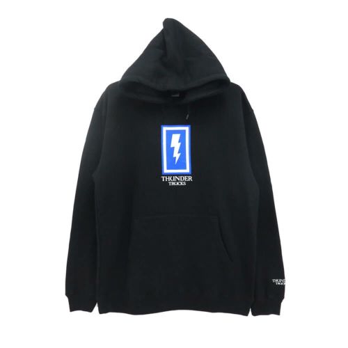  THUNDER HOOD サンダー パーカー BOXED BOLT BLACK/BLUE スケートボード スケボー 