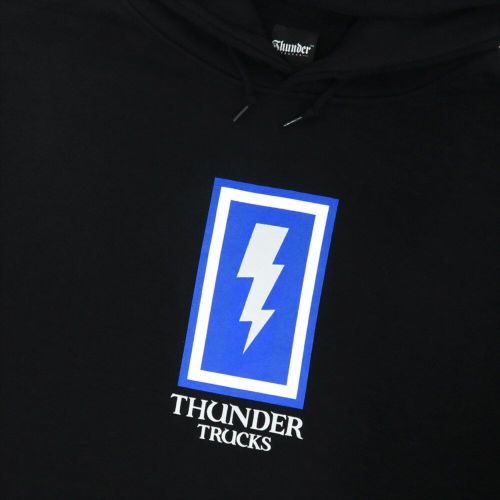  THUNDER HOOD サンダー パーカー BOXED BOLT BLACK/BLUE スケートボード スケボー 1