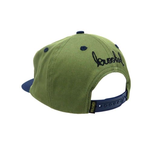 KROOKED CAP クルキッド キャップ MERMAID FISH SNAPBACK OLIVE/NAVY スケートボード スケボー 2