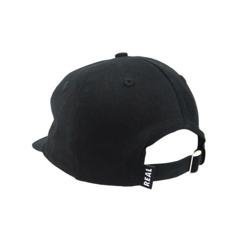 REAL CAP リアル キャップ OVAL EMB STRAPBACK BLACK/GREEN/WHITE スケートボード スケボー 2