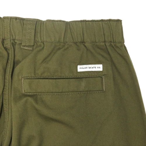 POLAR PANTS ポーラー パンツ ジーンズ RAILWAY CHINOS ARMY GREEN スケートボード スケボー 3