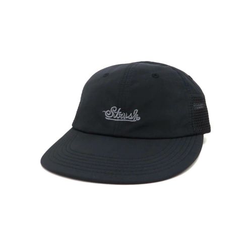 STRUSH CAP ストラッシュ キャップ SIGNATURE EMB NYLON BLACK スケートボード スケボー 