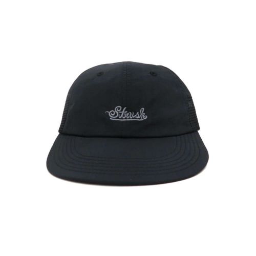 STRUSH CAP ストラッシュ キャップ SIGNATURE EMB NYLON BLACK スケートボード スケボー 1