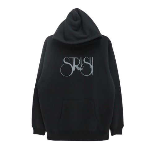 STRUSH HOOD ストラッシュ パーカー SMOKE BLACK スケートボード スケボー 