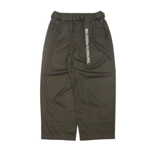  TIGHTBOOTH（TBPR） PANTS タイトブース パンツ ジーンズ BAGGY SLACKS OLIVE スケートボード スケボー 