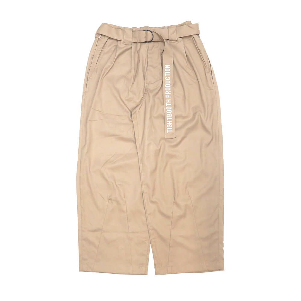 TIGHTBOOTH（TBPR） PANTS タイトブース パンツ ジーンズ BAGGY SLACKS BEIGE スケートボード スケボー 