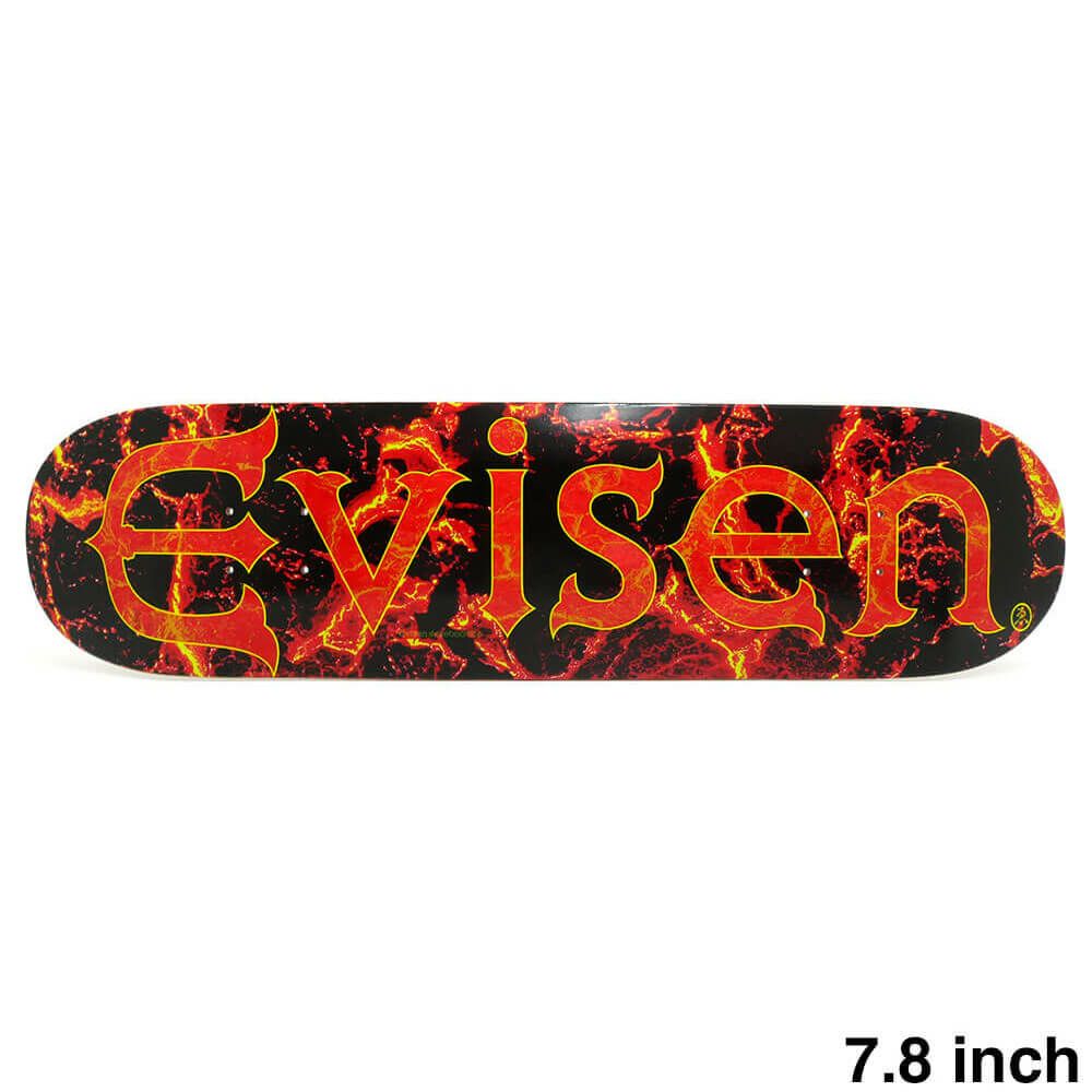 EVISEN DECK エビセン デッキ TEAM EVI-LOGO MAGMA 7.8 スケートボード スケボー
